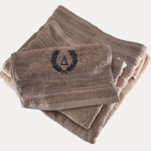 Alternative view of Προσωποποιημένη Πετσέτα  με κέντημα Ταμπά  Denim OEKO-TEX®