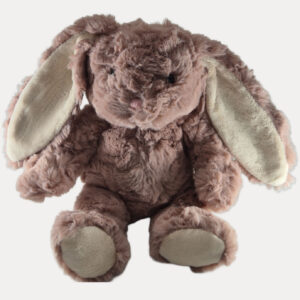 Προσωποποιημένο Κεντημένο Λούτρινο Κουνελάκι Linnea Bunny Pink 30cm